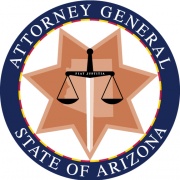 Attorney General Checks and Fraud logo