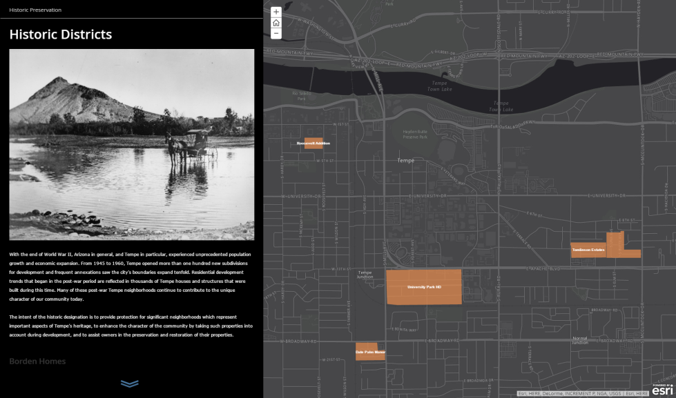 Historic Districts StoryMap