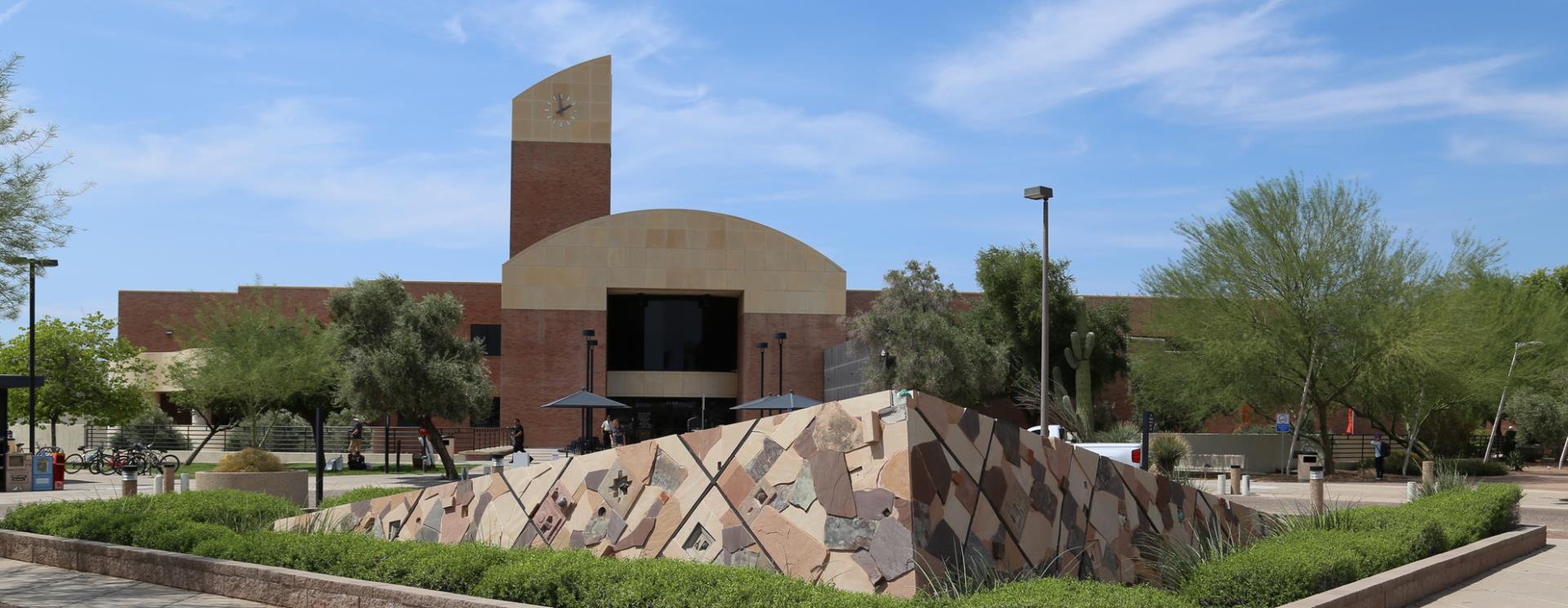 Front of the Tempe Public Library