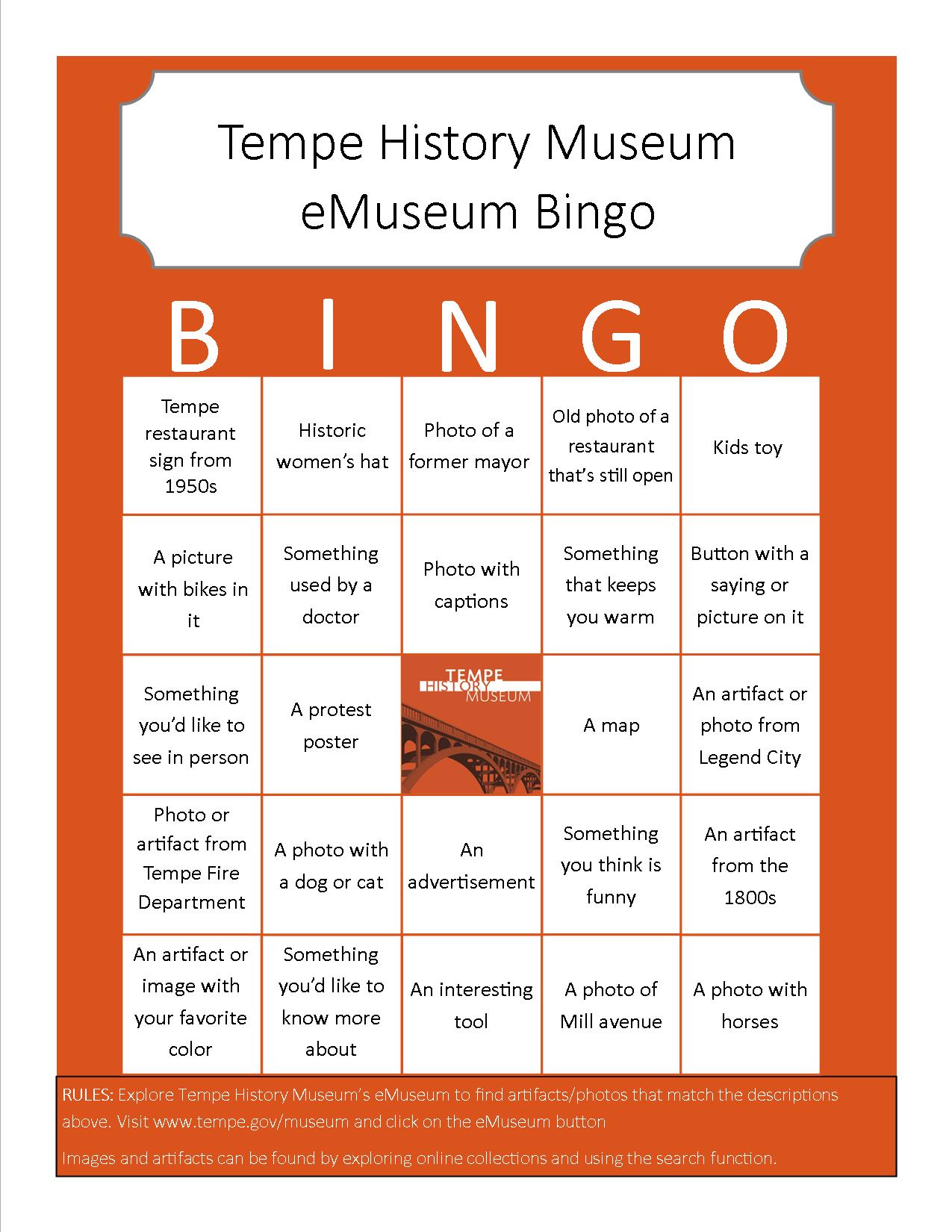 Bingo Card 1 (Medium)