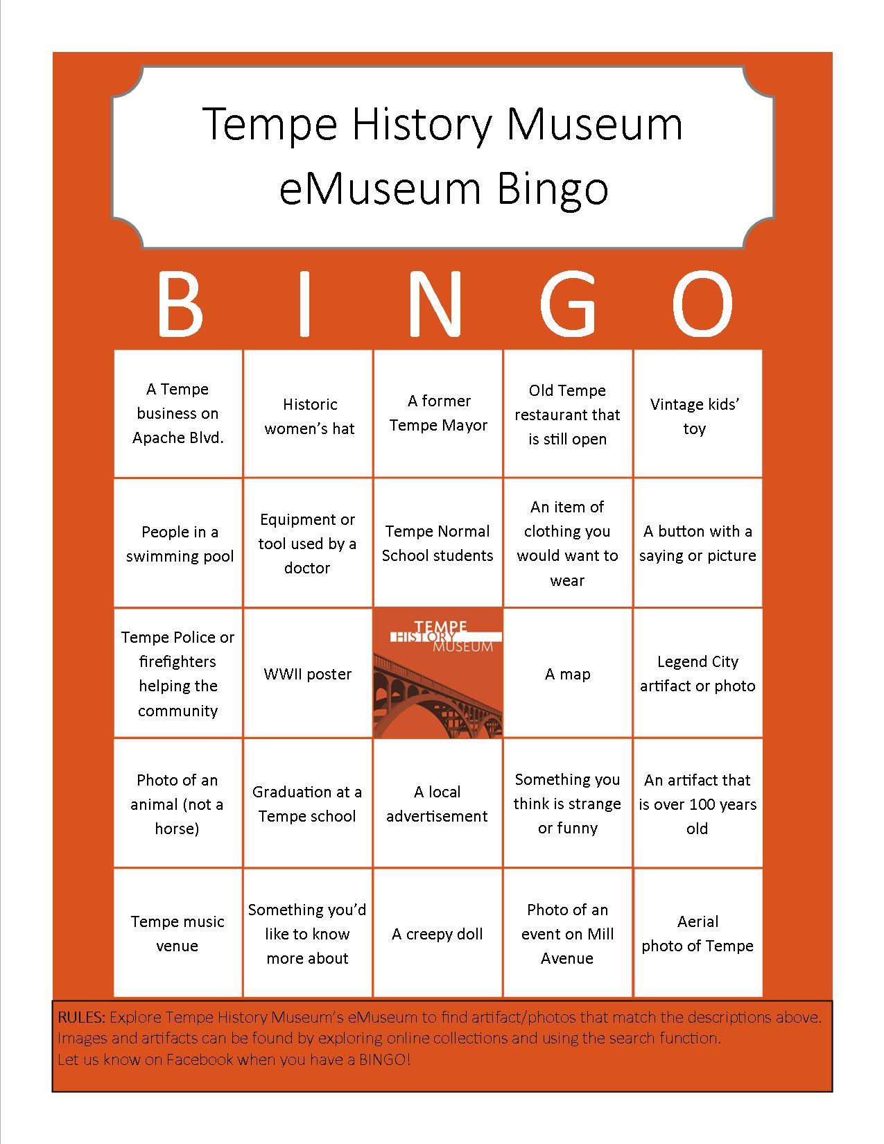 Bingo Card 3 (Medium)