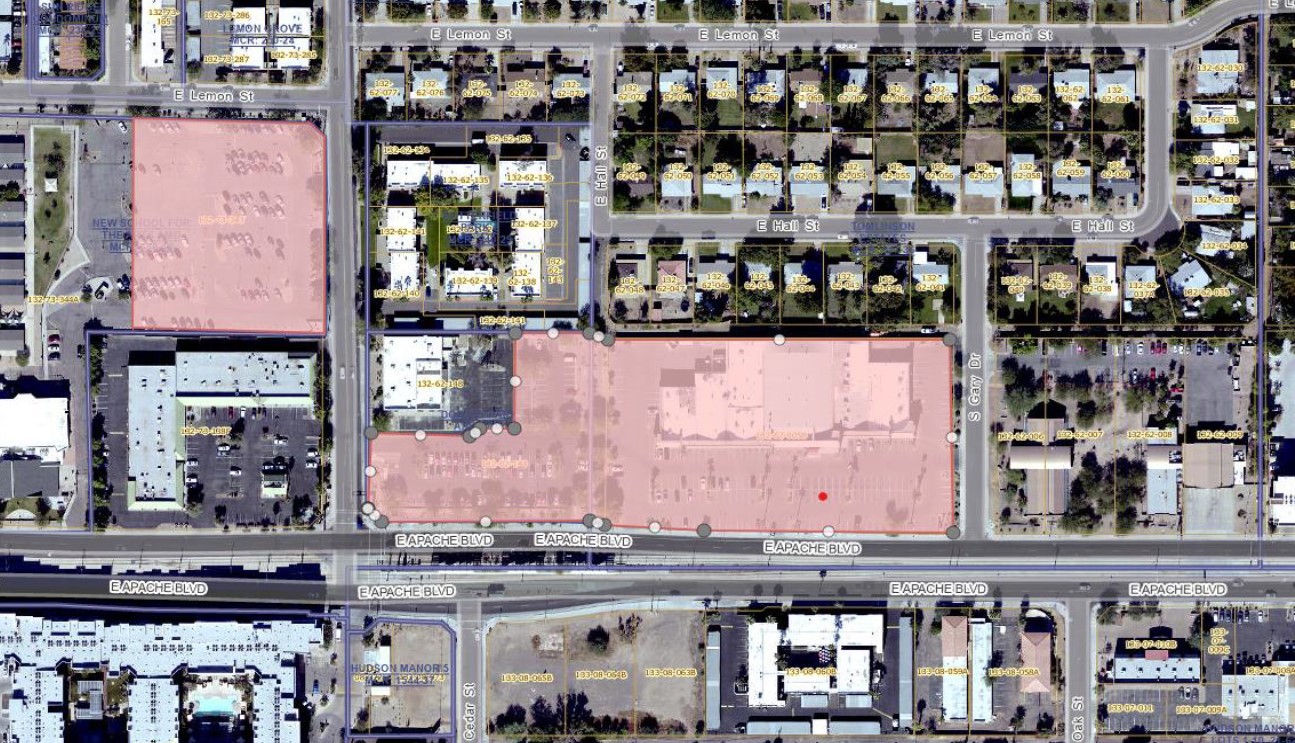 Apache Central Center RFP map