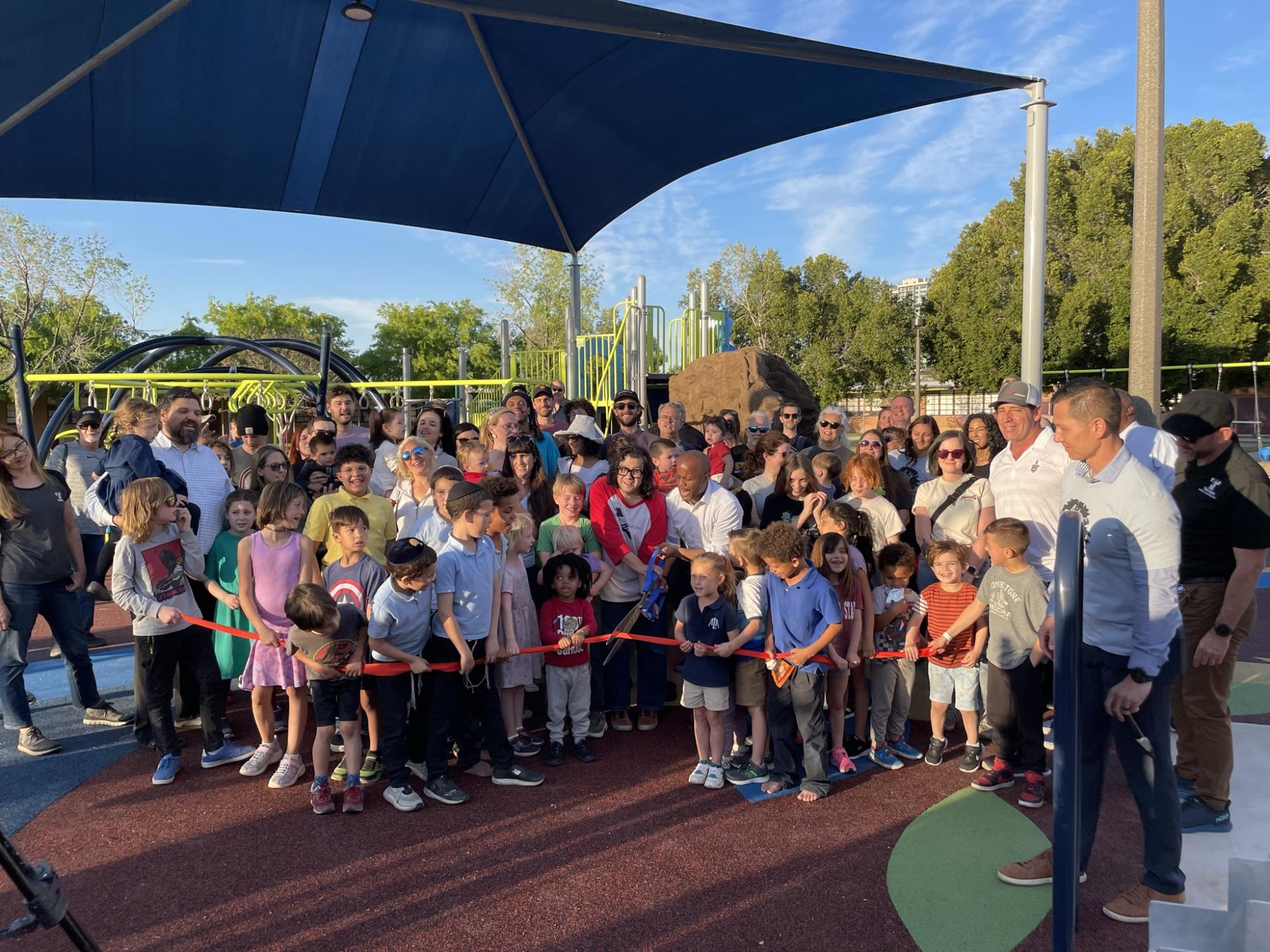 Ribbon Cutting Mitchell Park 03.29