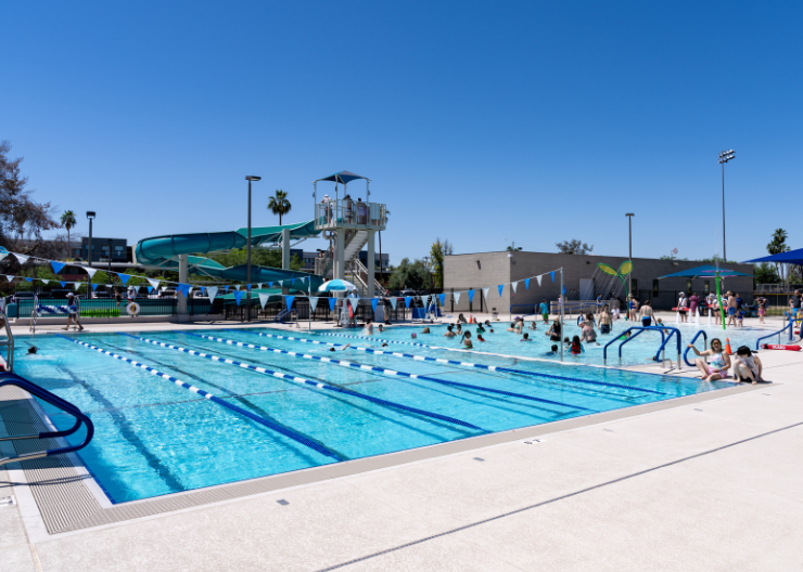 Overview photo of the Clark Park Pool