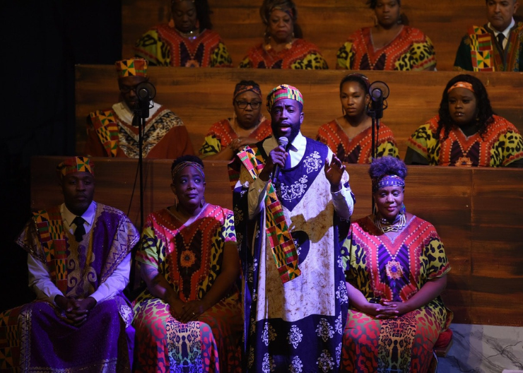 Performance by the Black Theatre Troupe