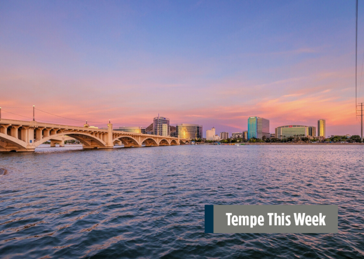 Tempe Town Lake at sunset